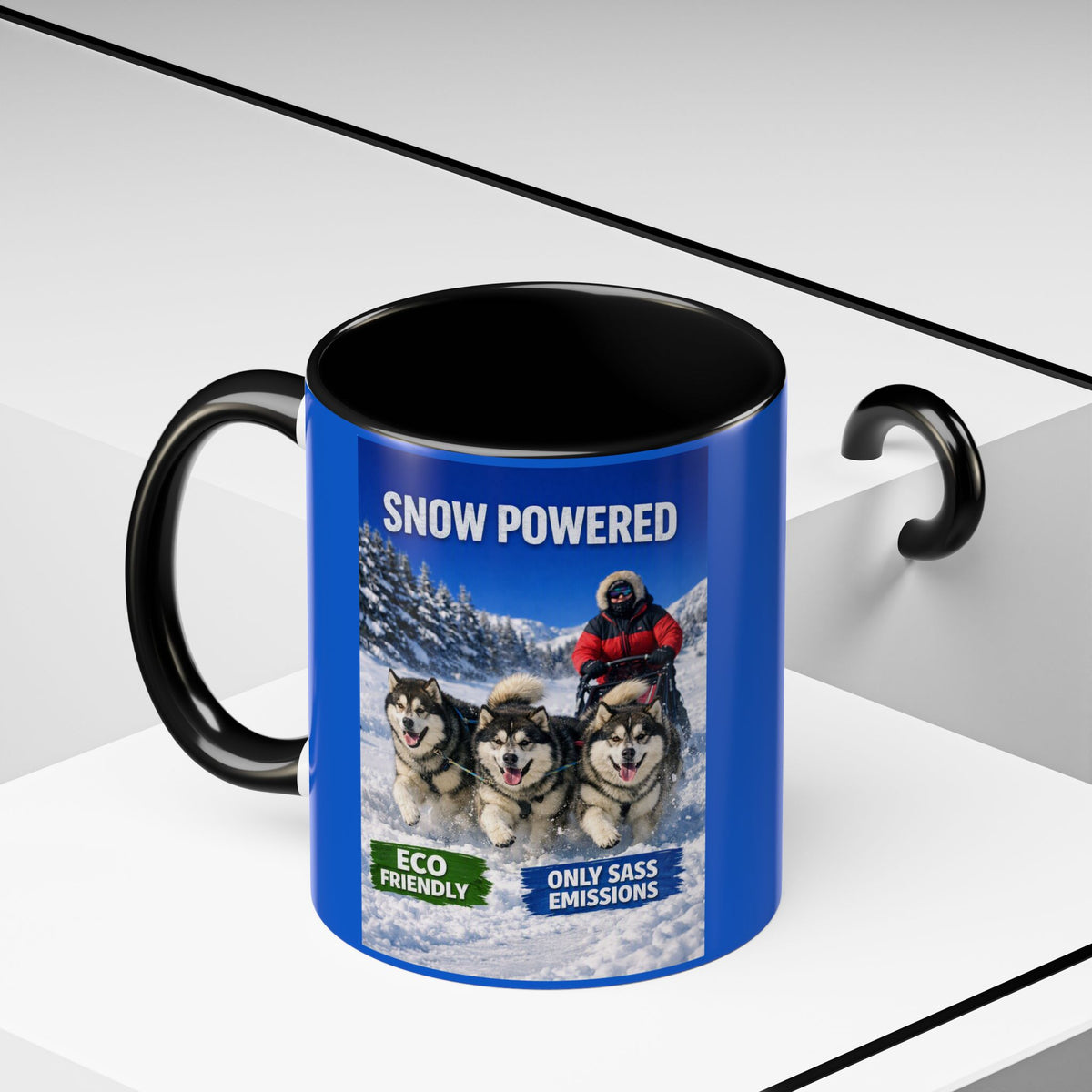 Snow Powered 2-Tone Coffee Mug