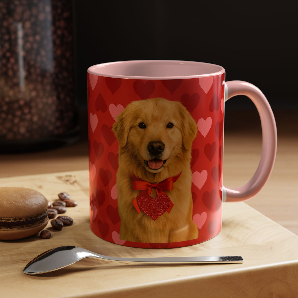 Cupid's Companion Golden 2-Tone Coffee Mug