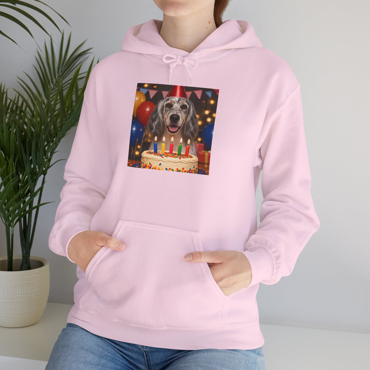 Birthday Buddy English Setter Unisex Hoodie