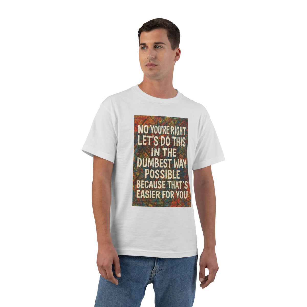 Easier For You Men's Short-Sleeve Crewneck Tee
