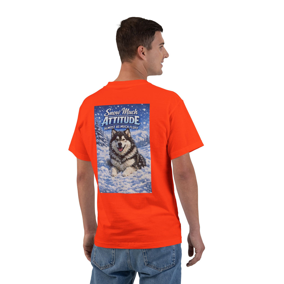 Snow Much Attitude Men's Short-Sleeve Crewneck Tee