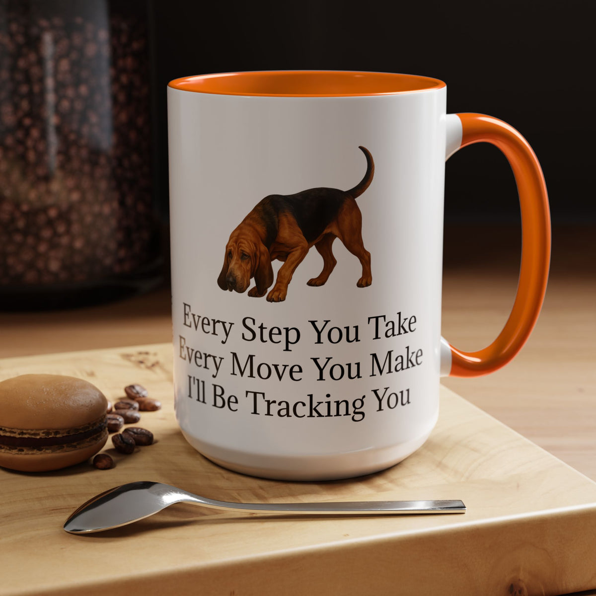 Tracking You 2-Tone Coffee Mug