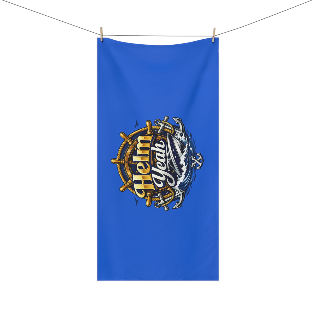 Helm Yeah Mink-Cotton Beach Towel