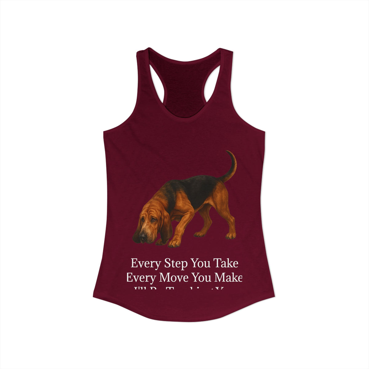 Tracking You Women's Racerback Tank