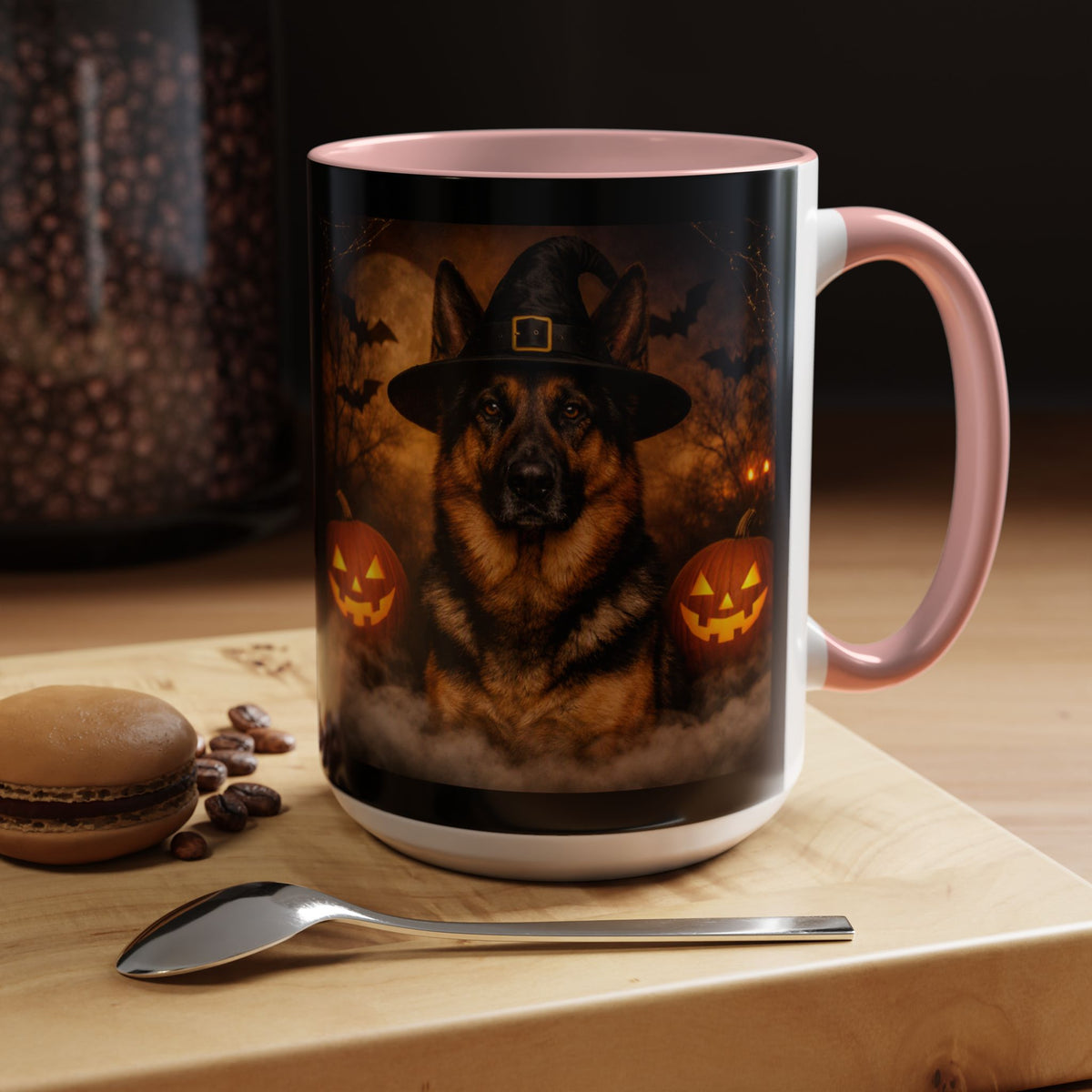 Witch Hat Pack German Shepherd 2-Tone Coffee Mug