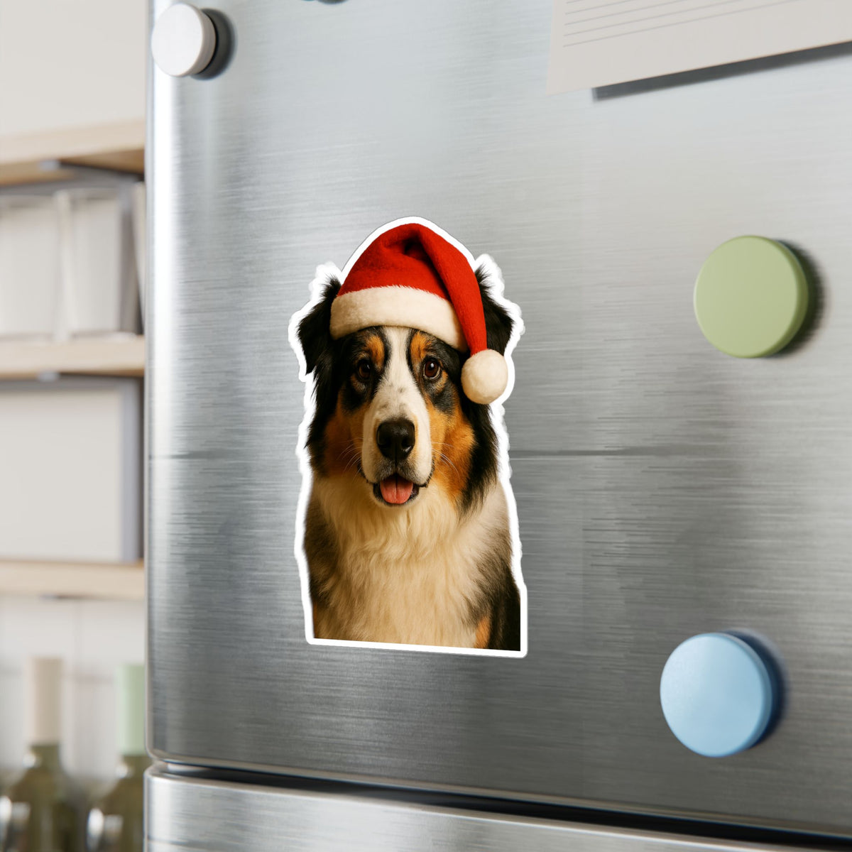 Santa Paws Aussie Vinyl Decal