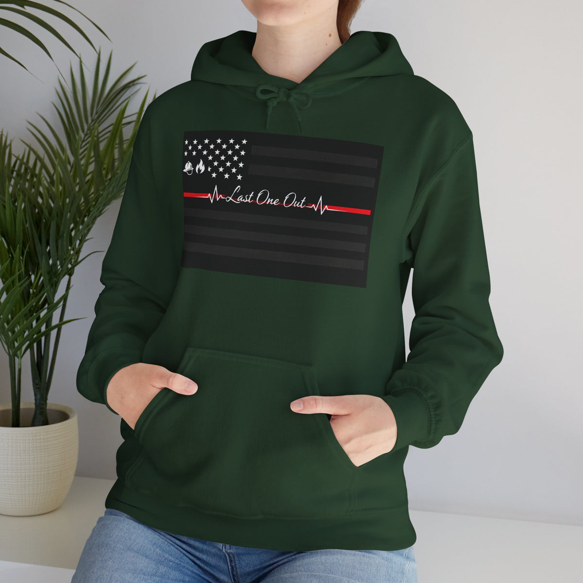 Thin Red Line Unisex Hoodie