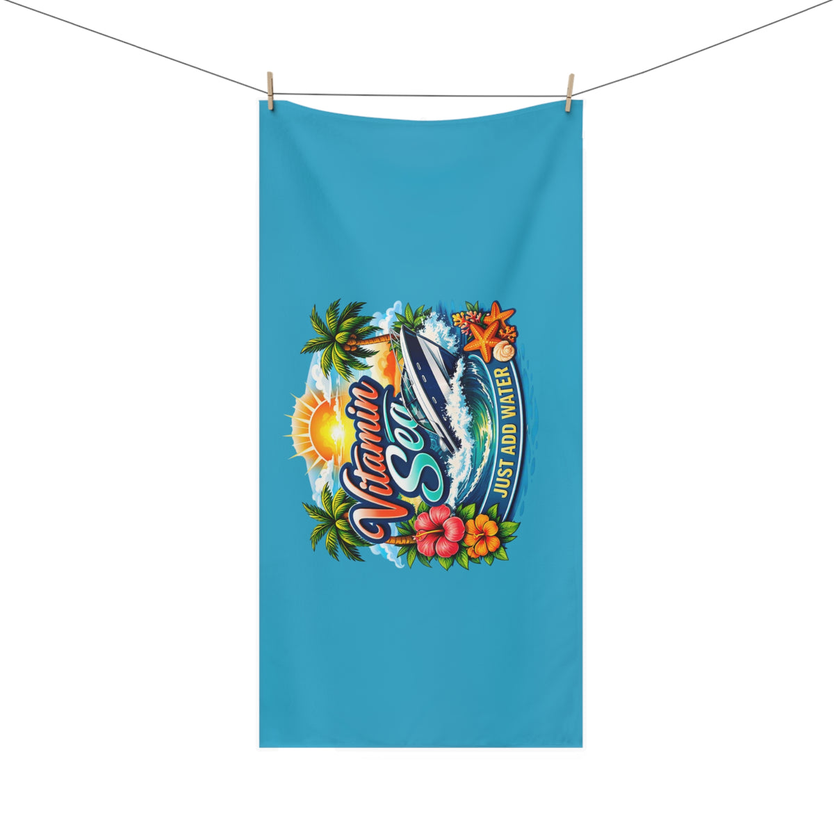 Vitamin Sea Mink-Cotton Beach Towel