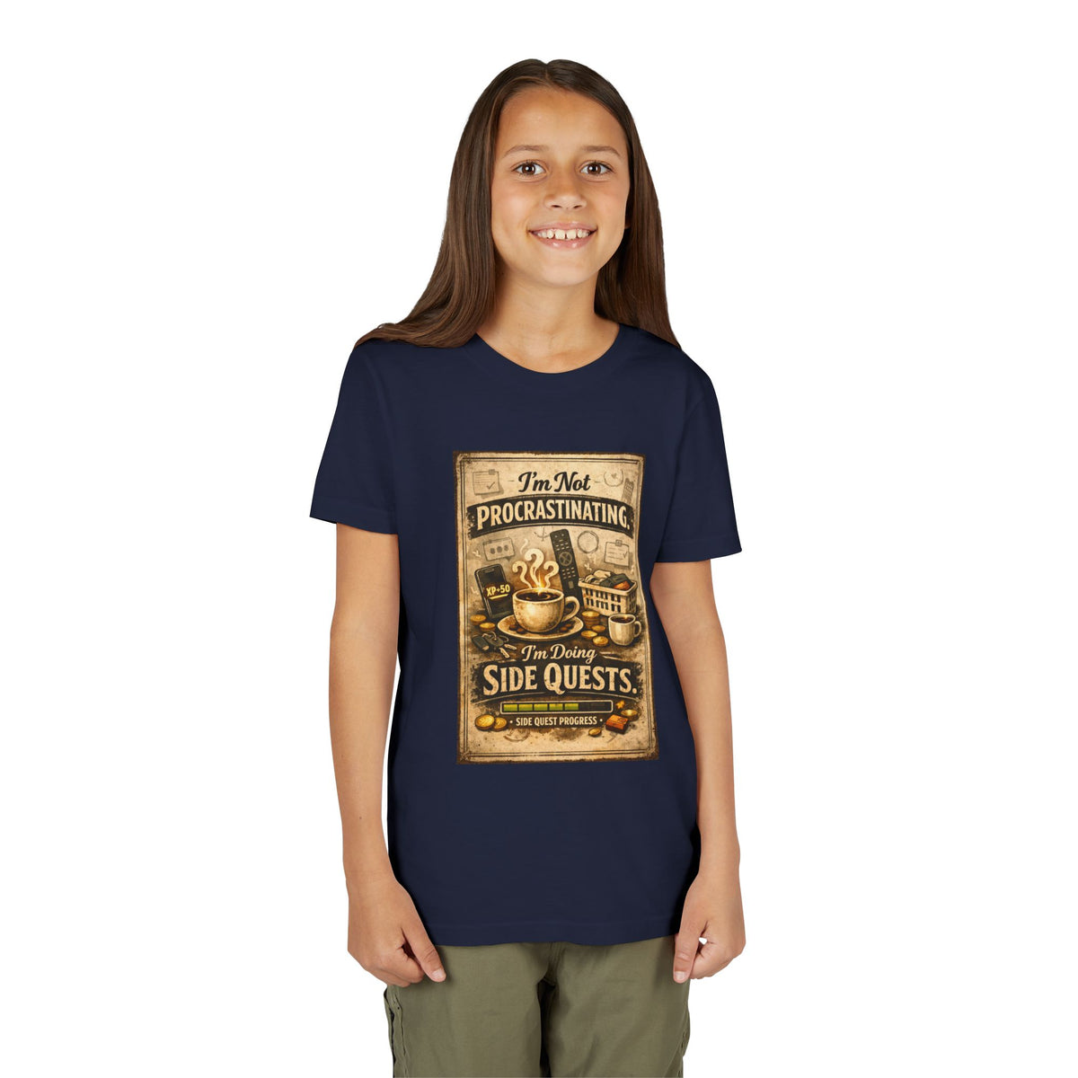 Procrastinating Youth Unisex Short Sleeve Crewneck Tee