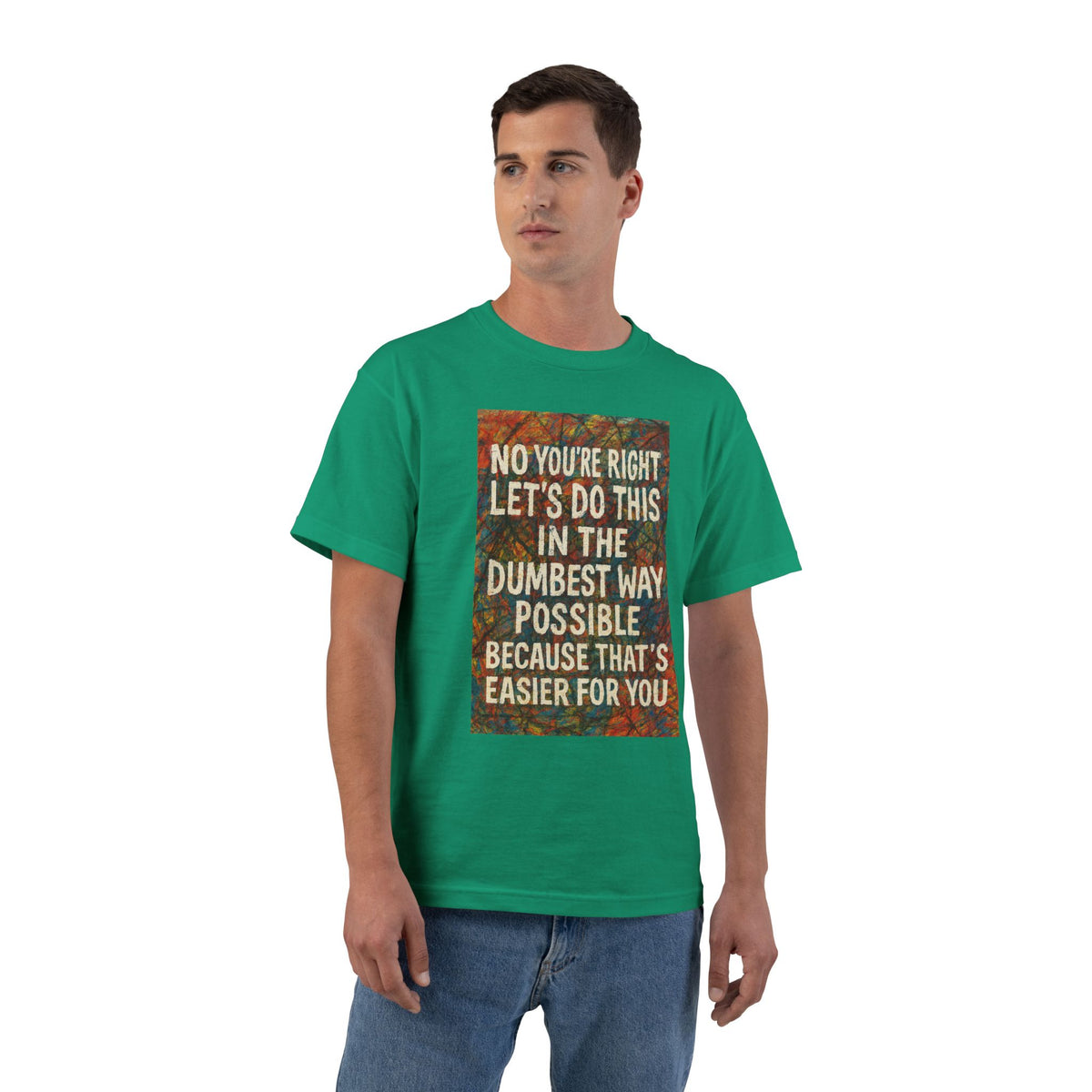 Easier For You Men's Short-Sleeve Crewneck Tee