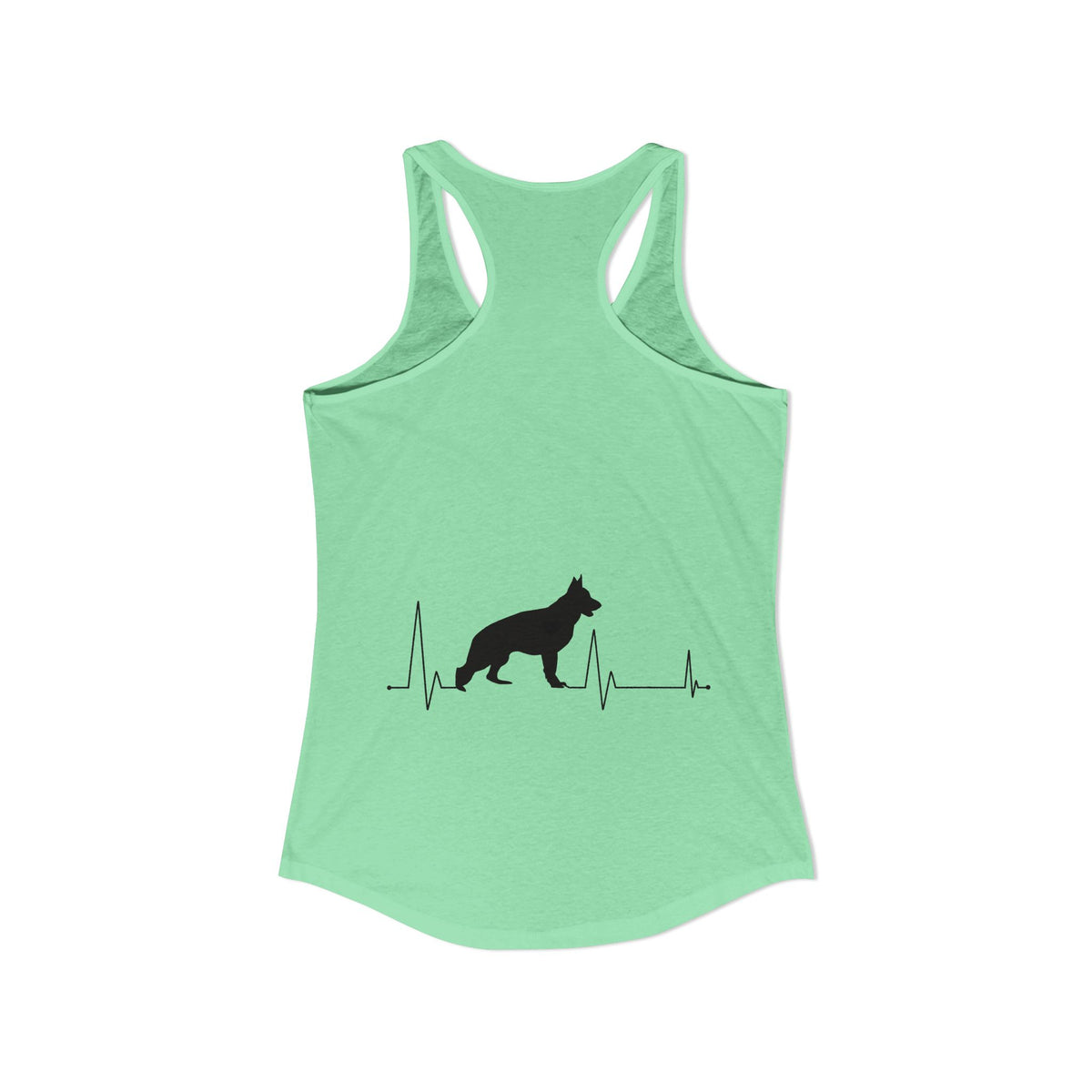 My Heart Beats For German Shepherds Women's Racerback Tank