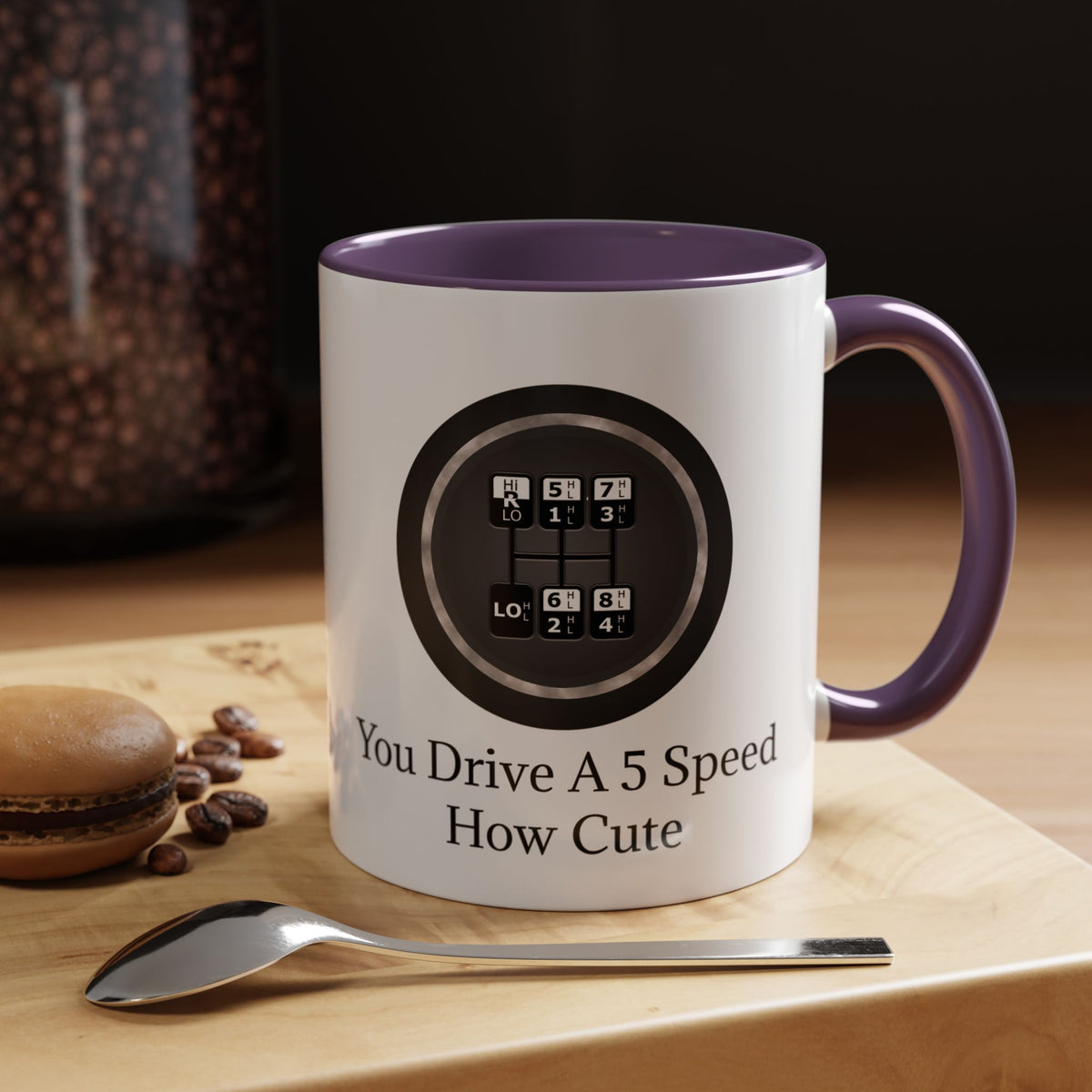5 Speed How Cute 2-Tone Coffee Mug