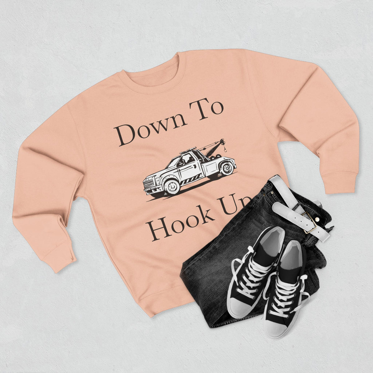 Down To Hook Up Unisex Crewneck Sweatshirt