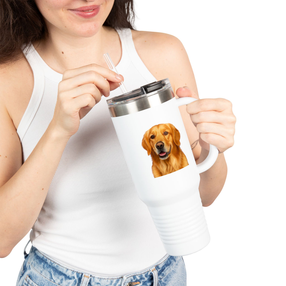 Golden Head Insulated Travel Mug