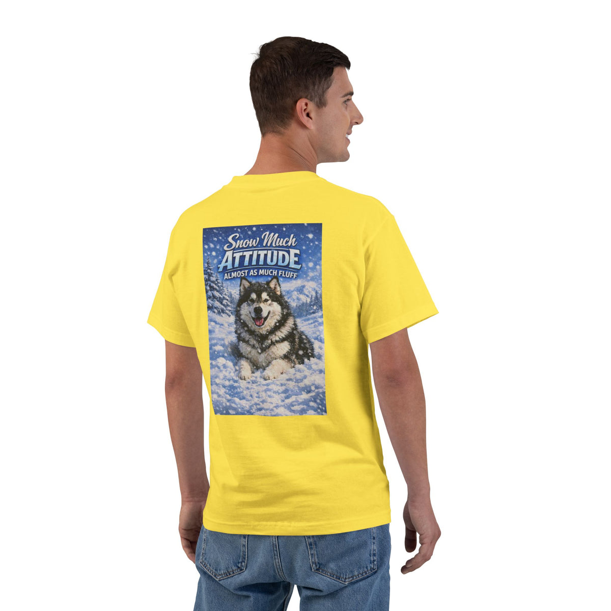 Snow Much Attitude Men's Short-Sleeve Crewneck Tee