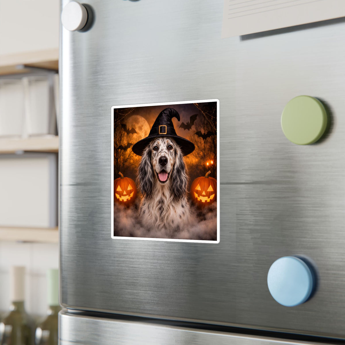 Witch Hat Pack English Setter Vinyl Decal