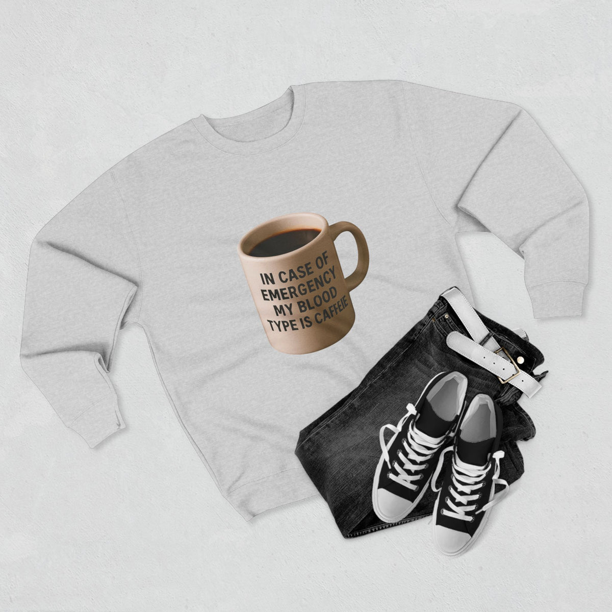 Blood Type Unisex Crewneck Sweatshirt