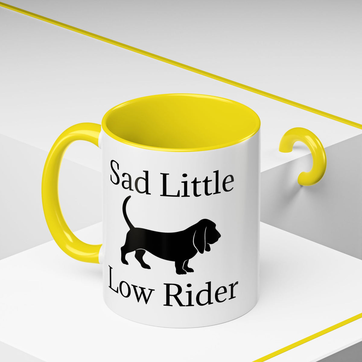 Sad Little Low Rider 2-Tone Coffee Mug