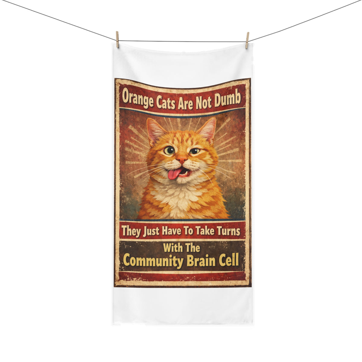 Community Brain Cell Mink-Cotton Beach Towel