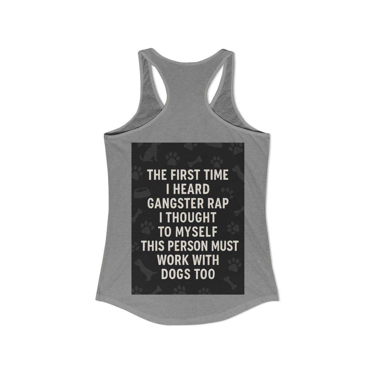 Gangster Rap Women's Racerback Tank