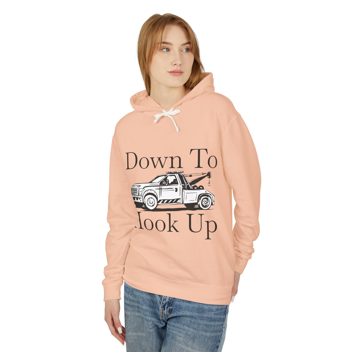 Down To Hook Up Unisex Lightweight Hoodie