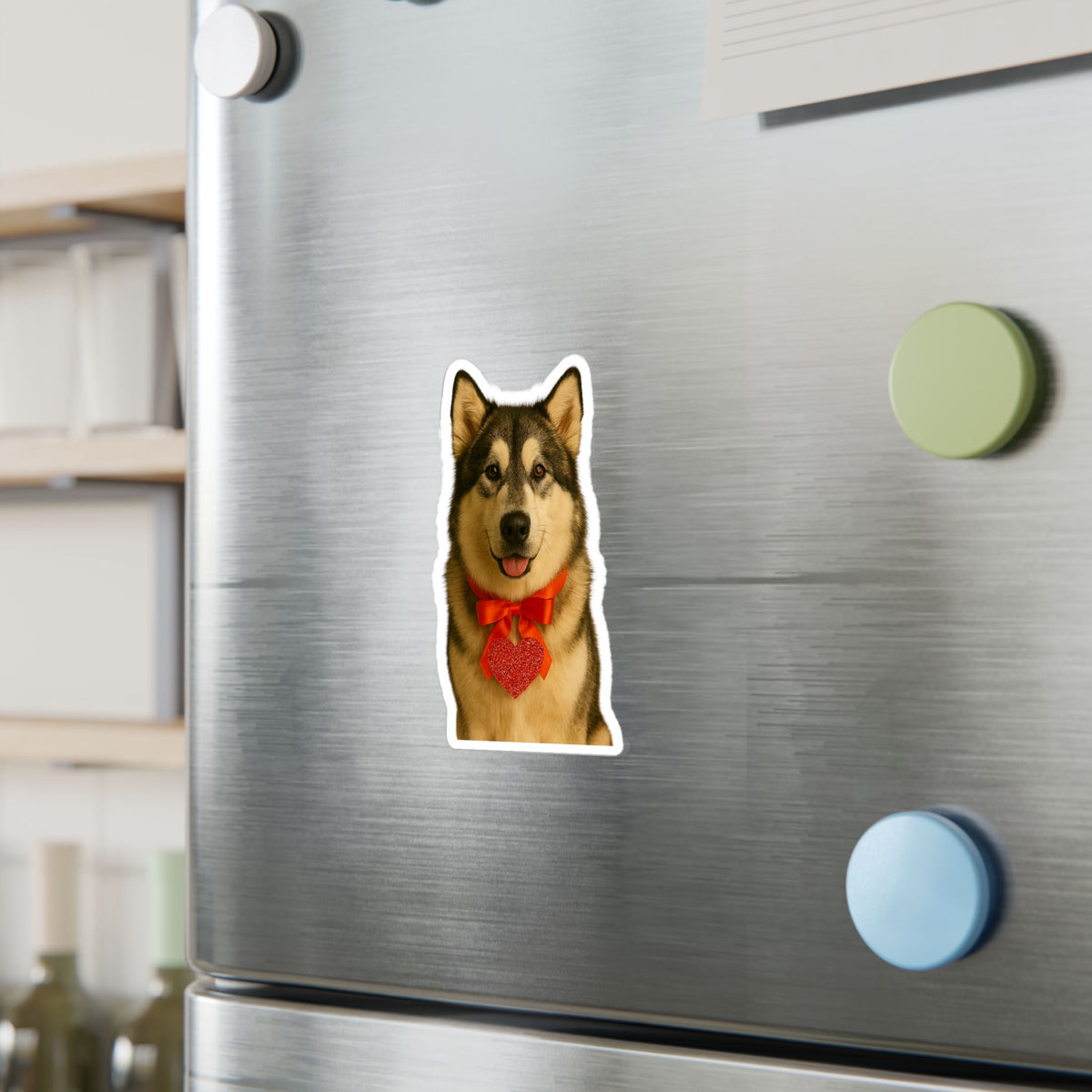 Cupid's Companion Malamute Vinyl Decal