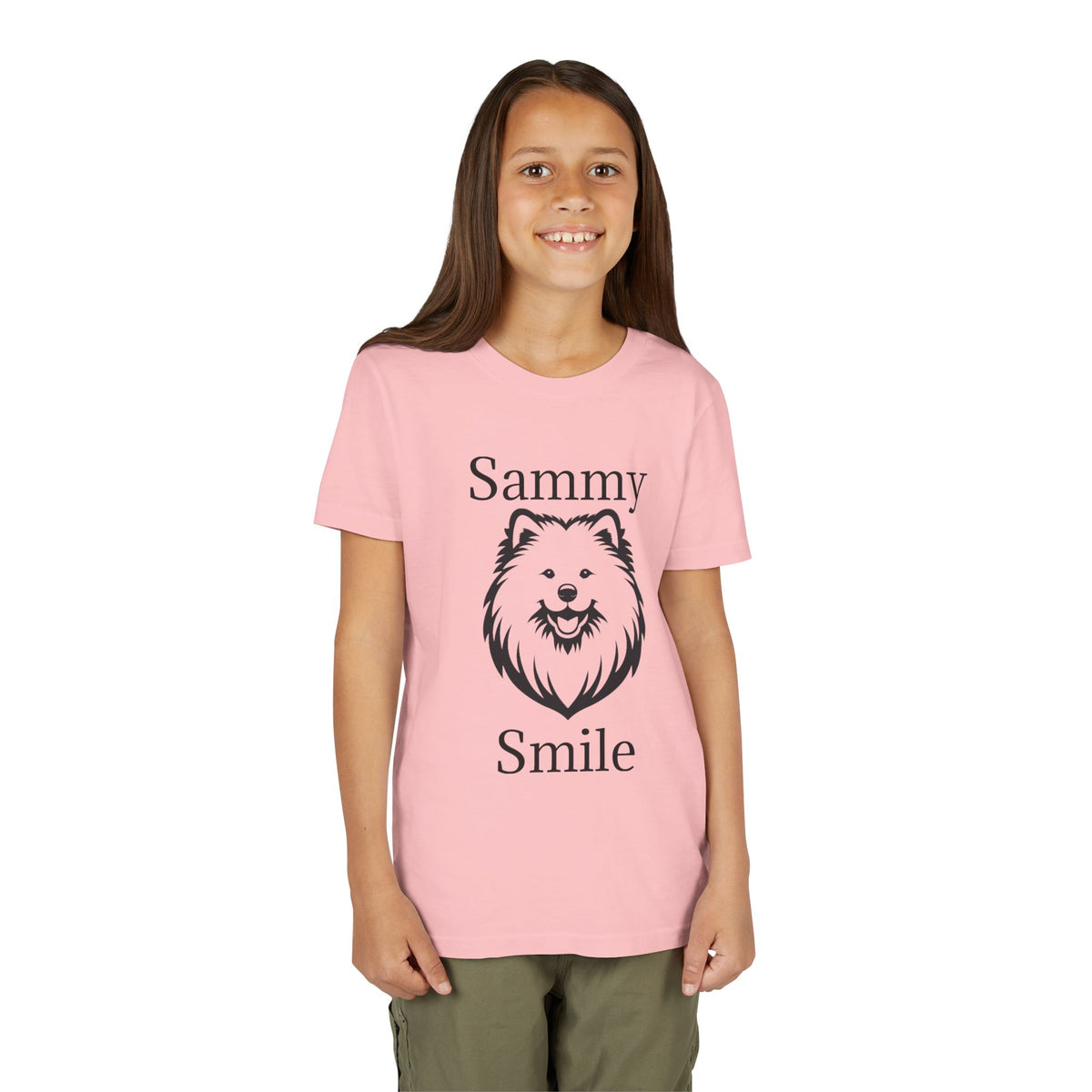 Sammy Smile Youth Unisex Short Sleeve Crewneck Tee