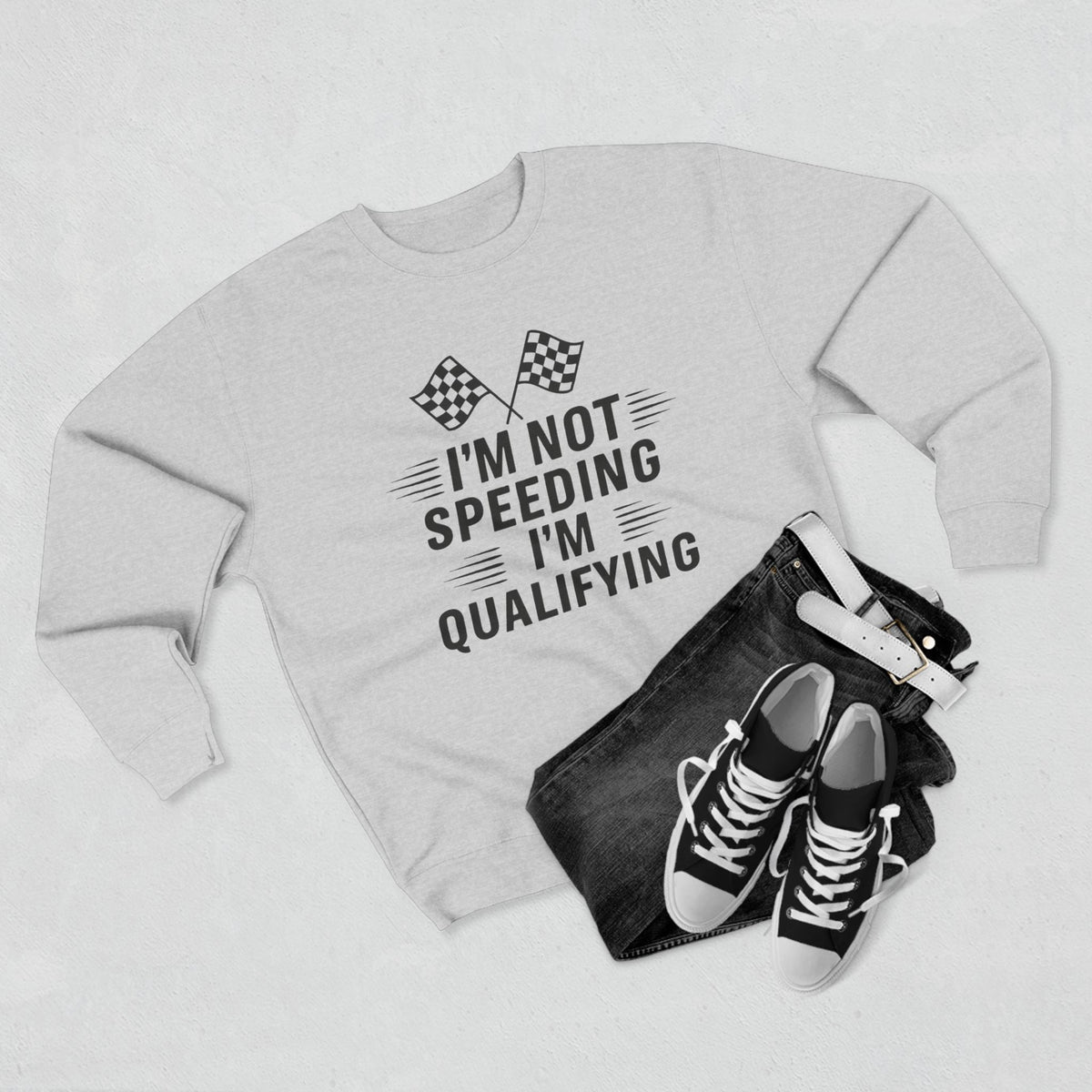 I'm Qualifying Unisex Crewneck Sweatshirt