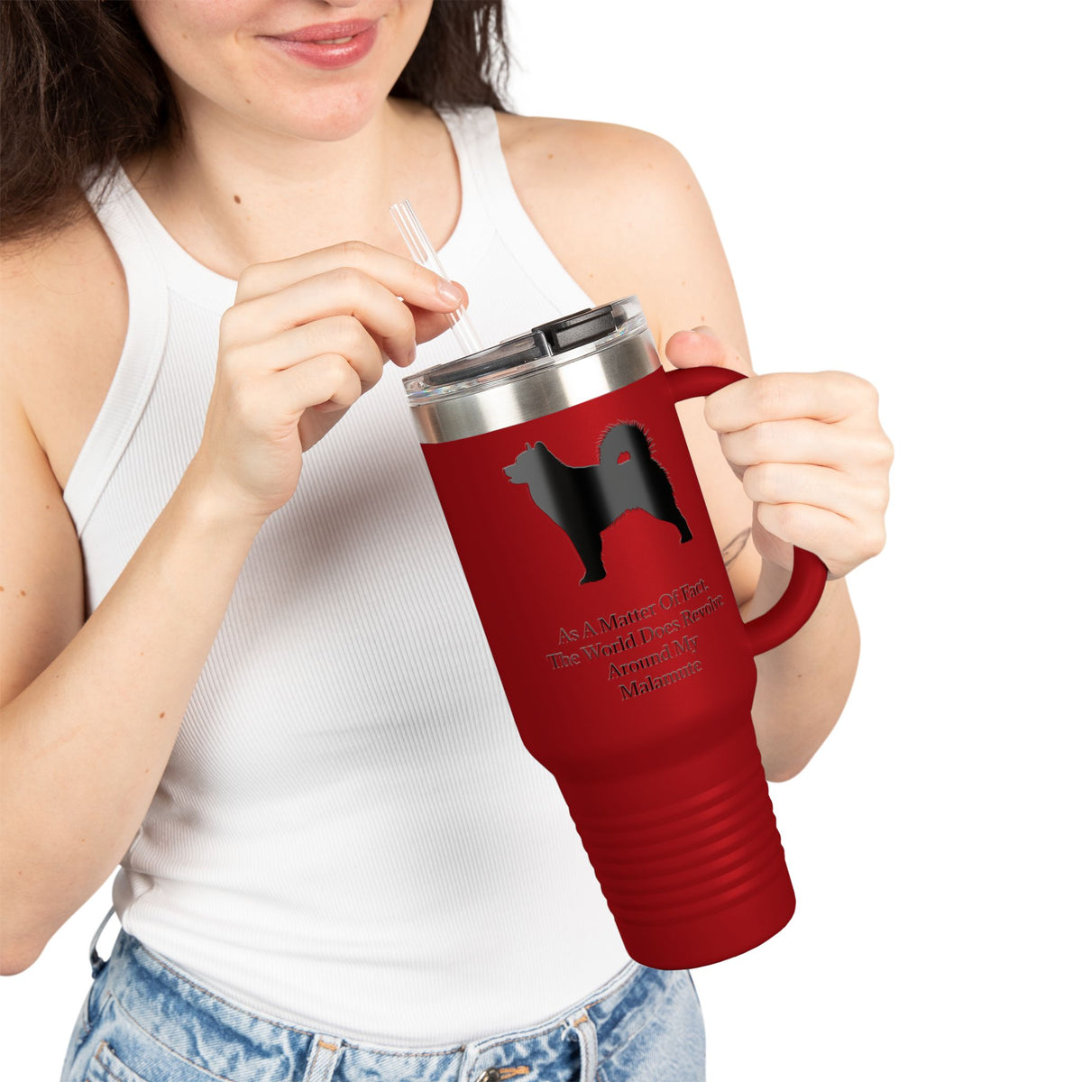 Matter Of Fact Malamute Insulated Travel Mug