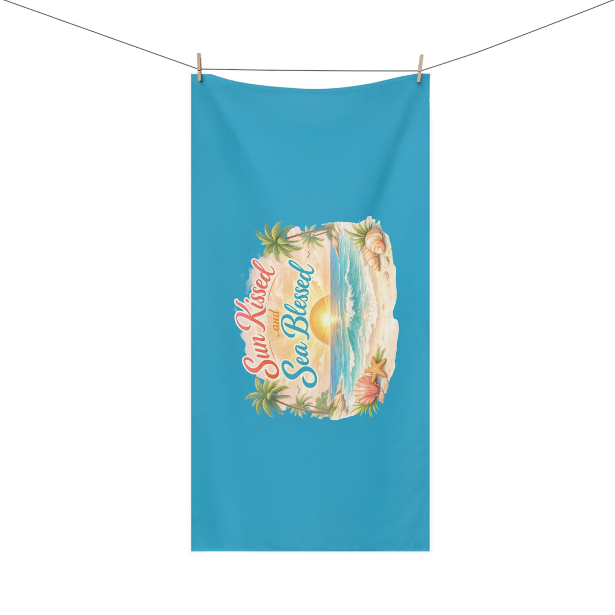 Sun Kissed Mink-Cotton Beach Towel