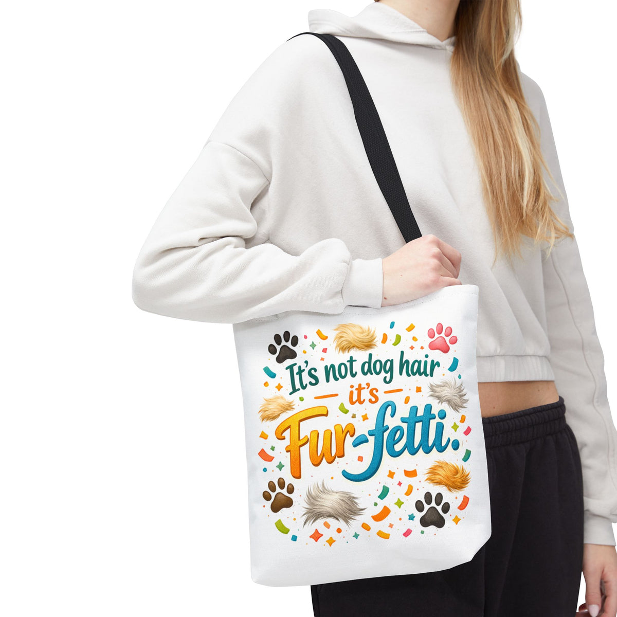 Fur-Fetti Dog Tote Bag