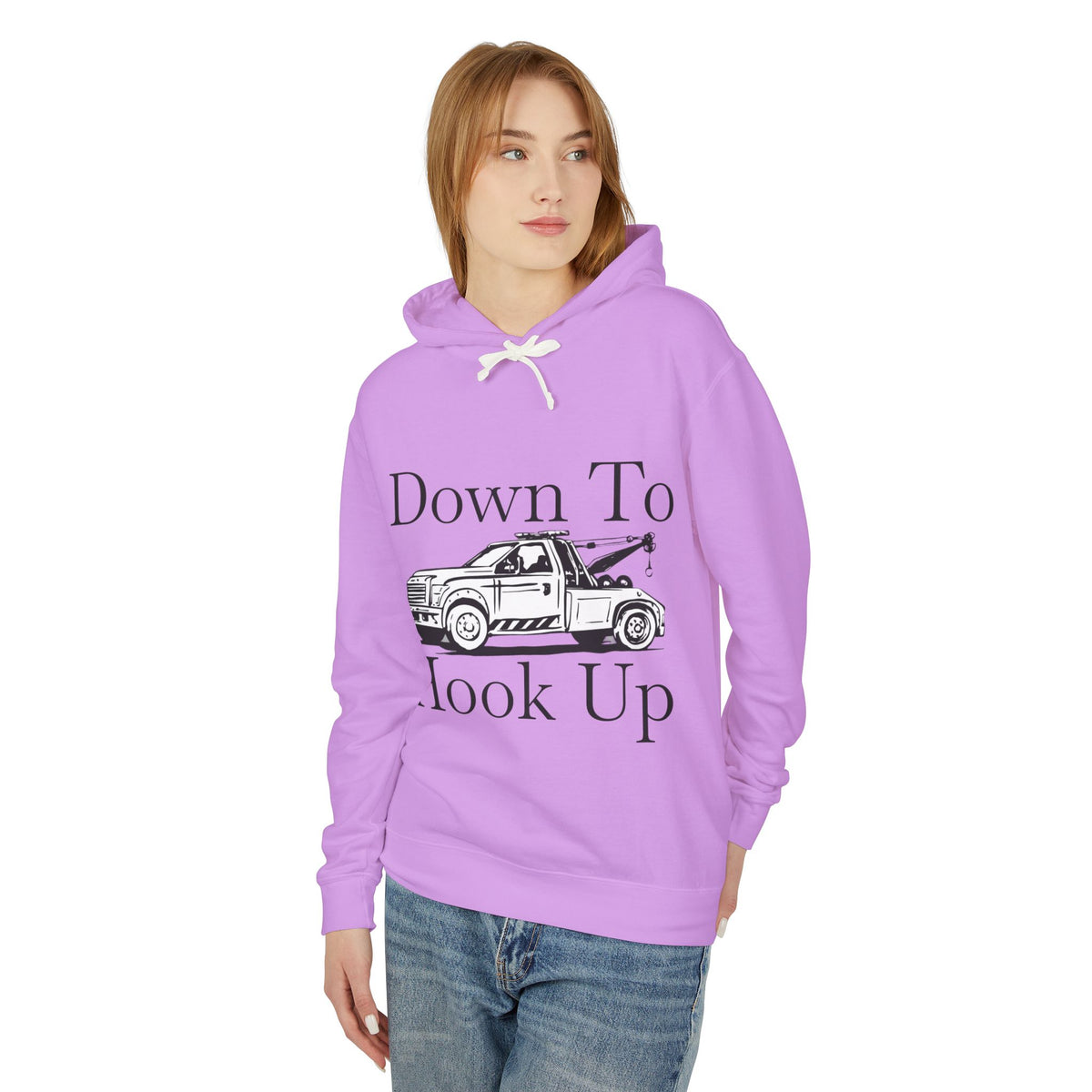 Down To Hook Up Unisex Lightweight Hoodie