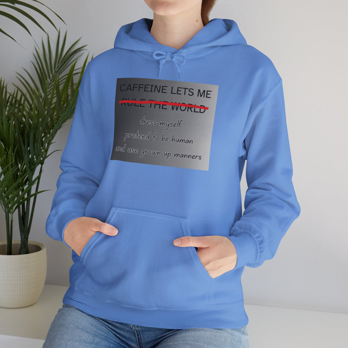 Caffeine Lets Me Unisex Hoodie