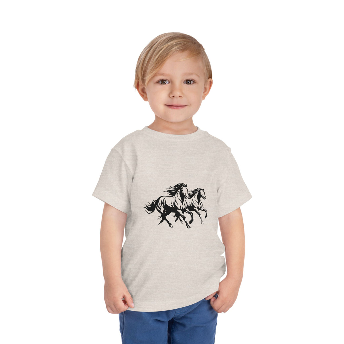 Horsin' Around Toddler Unisex Short Sleeve Crewneck Tee