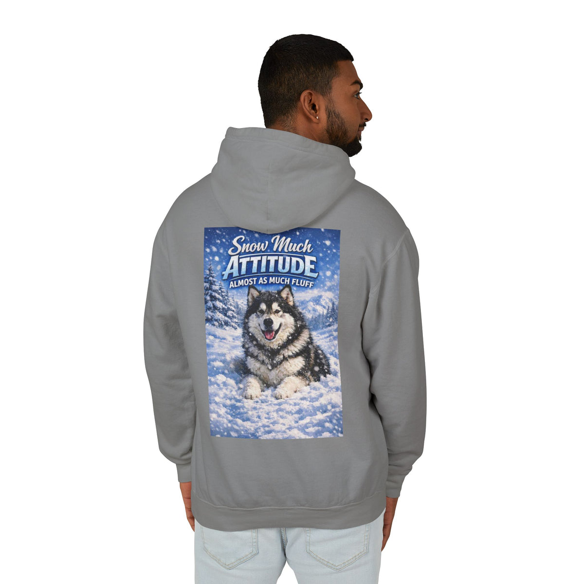 Snow Much Attitude Unisex Lightweight Hoodie