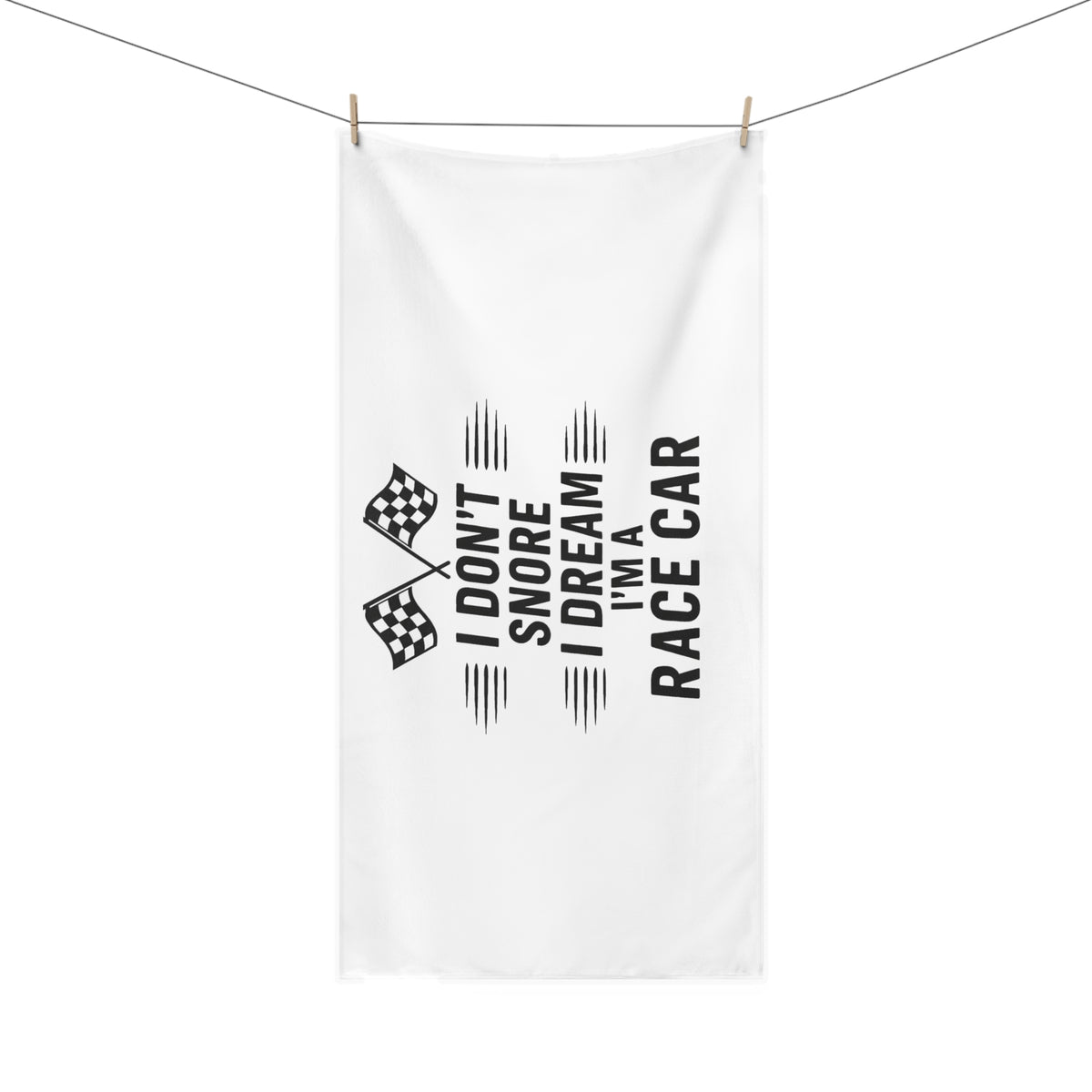 I Don't Snore Mink-Cotton Beach Towel