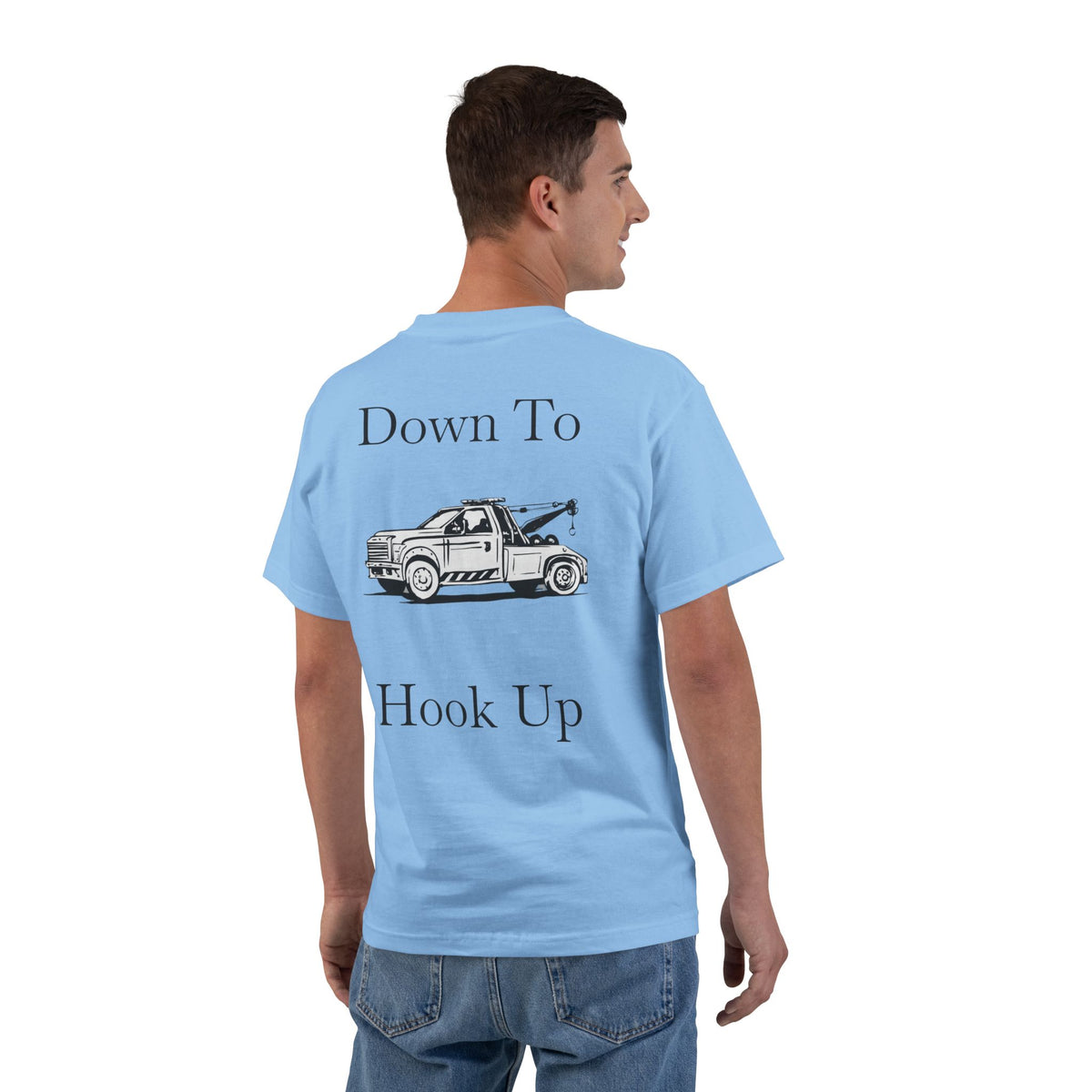 Down To Hook Up Men's Short-Sleeve Crewneck Tee