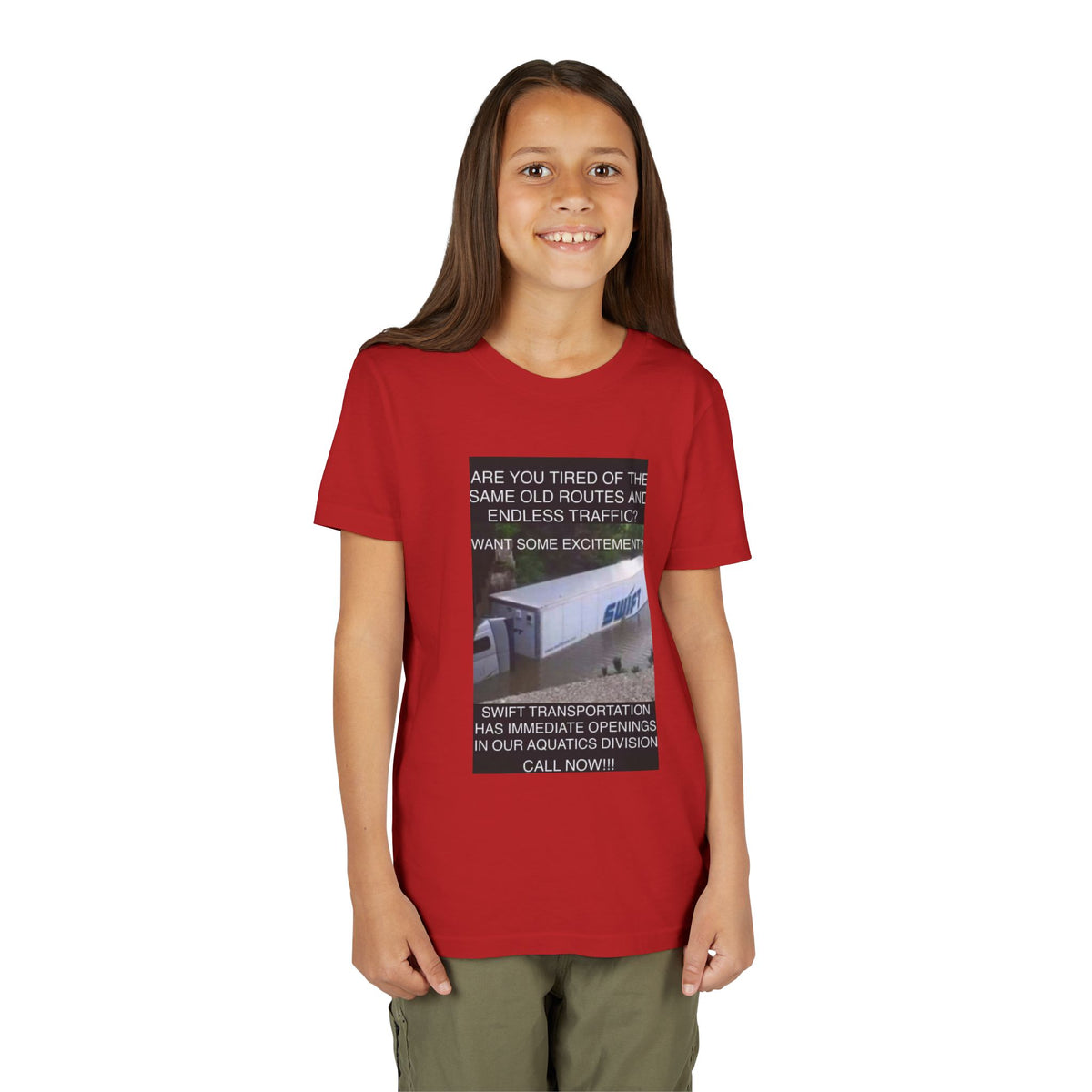 Swift Aquatics Youth Unisex Short Sleeve Crewneck Tee