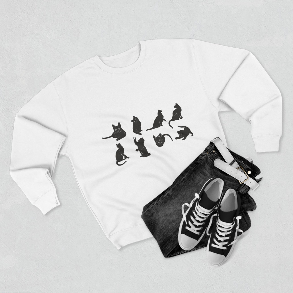 Cats Unisex Crewneck Sweatshirt