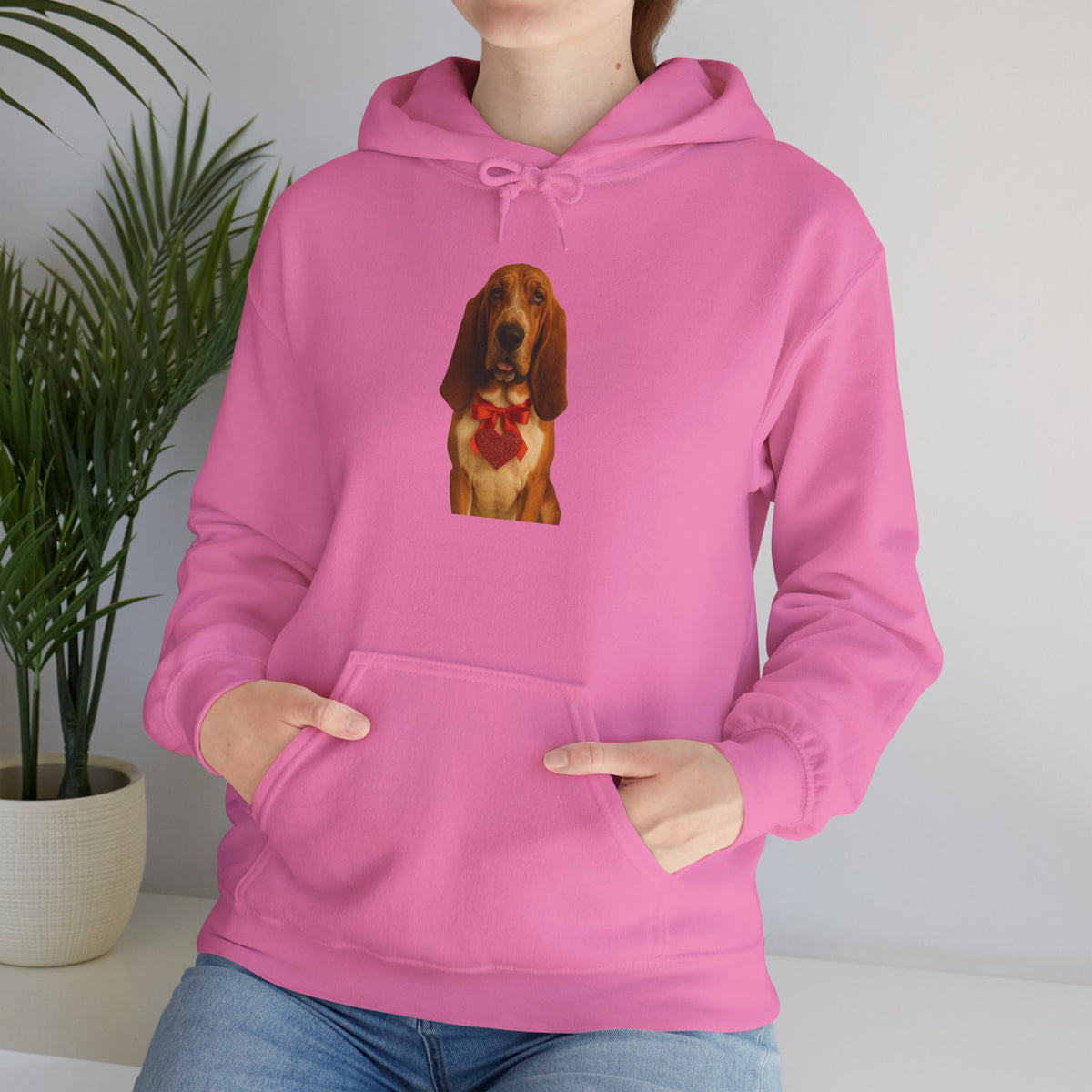 Cupid's Companion Basset Unisex Hoodie