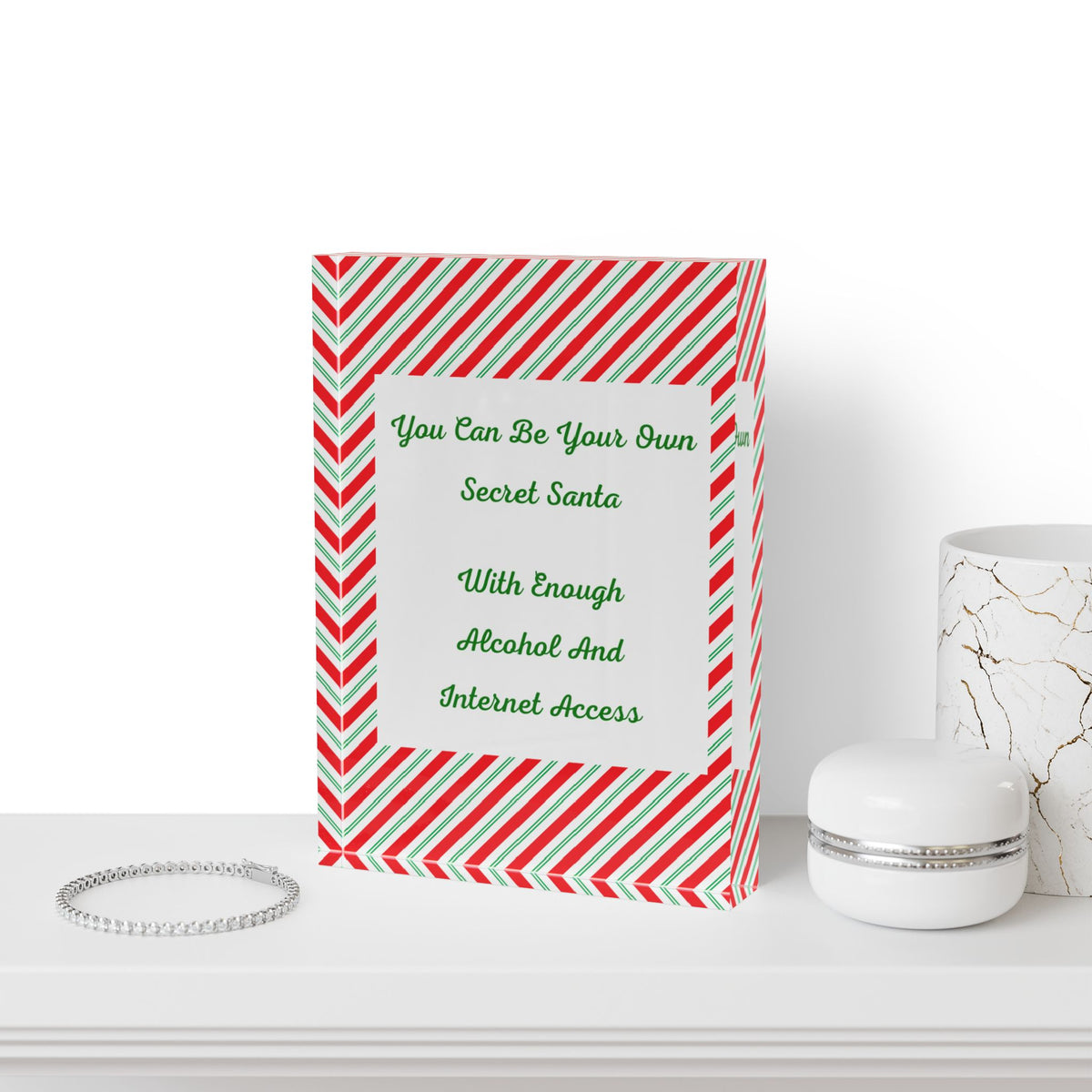 Your Own Secret Santa Acrylic Photo Block