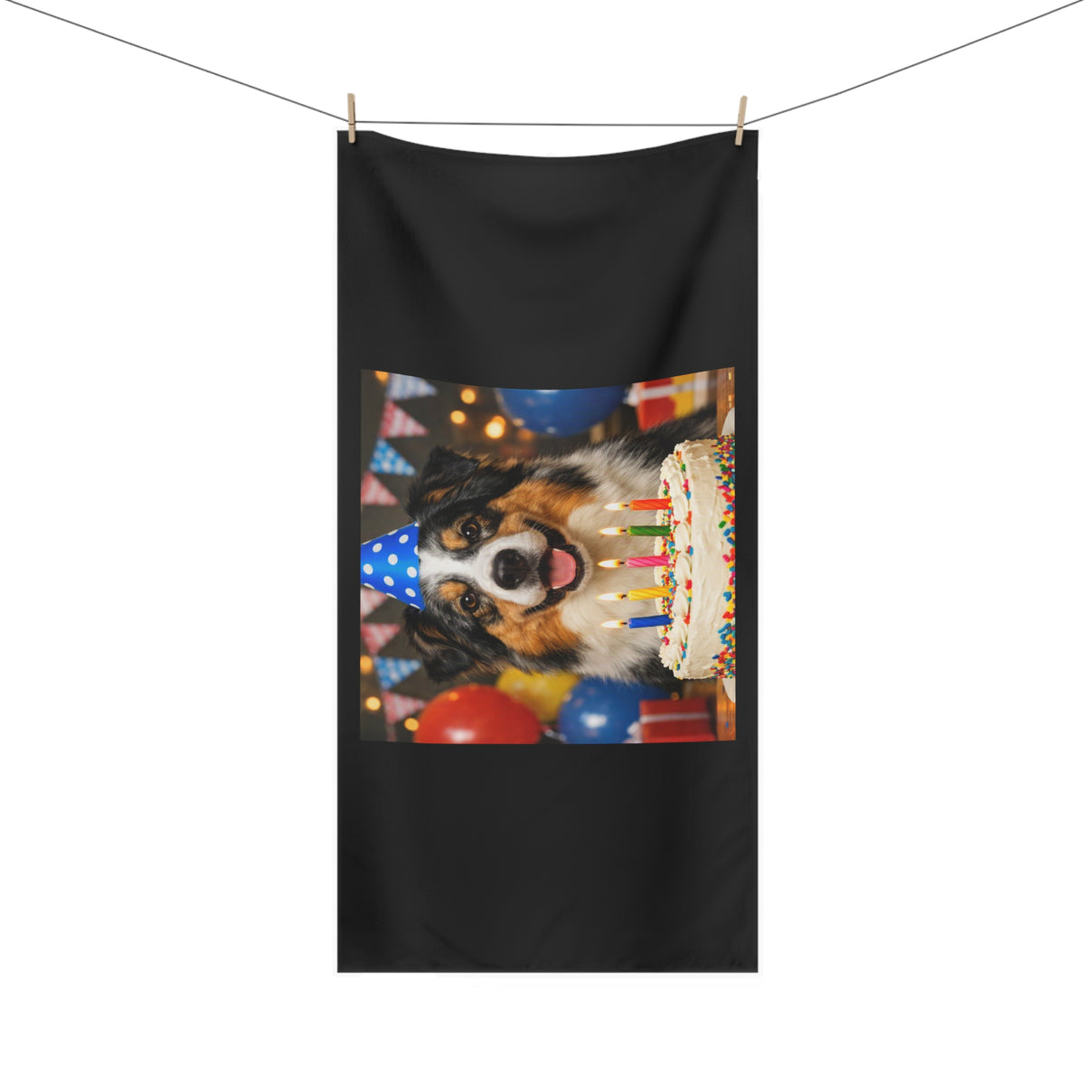 Birthday Buddy Aussie Mink-Cotton Beach Towel