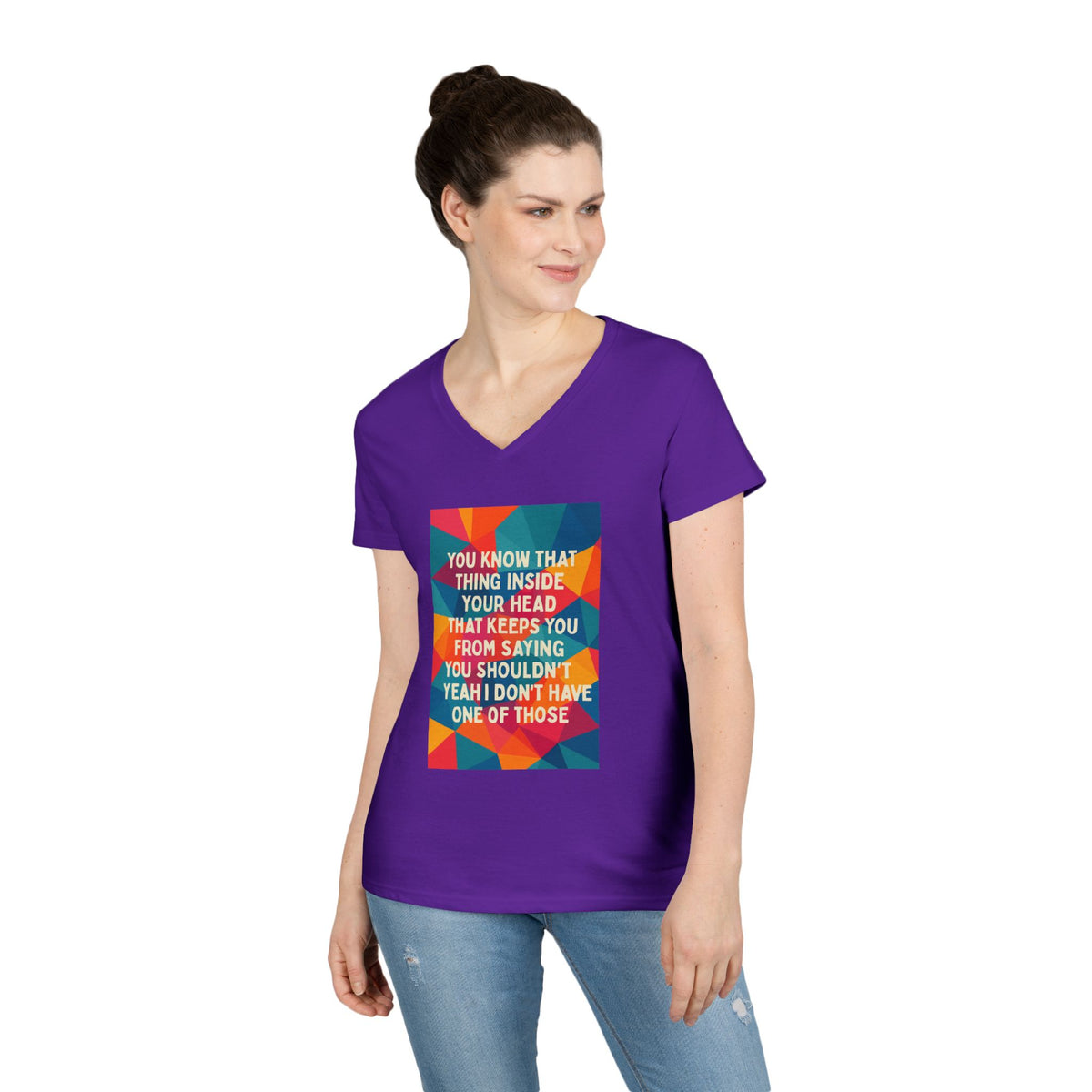 No Filter Women's V-Neck Tee