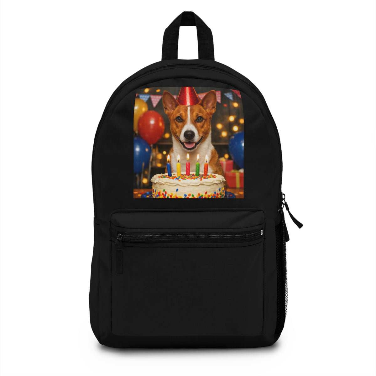 Birthday Buddy Basenji Backpack