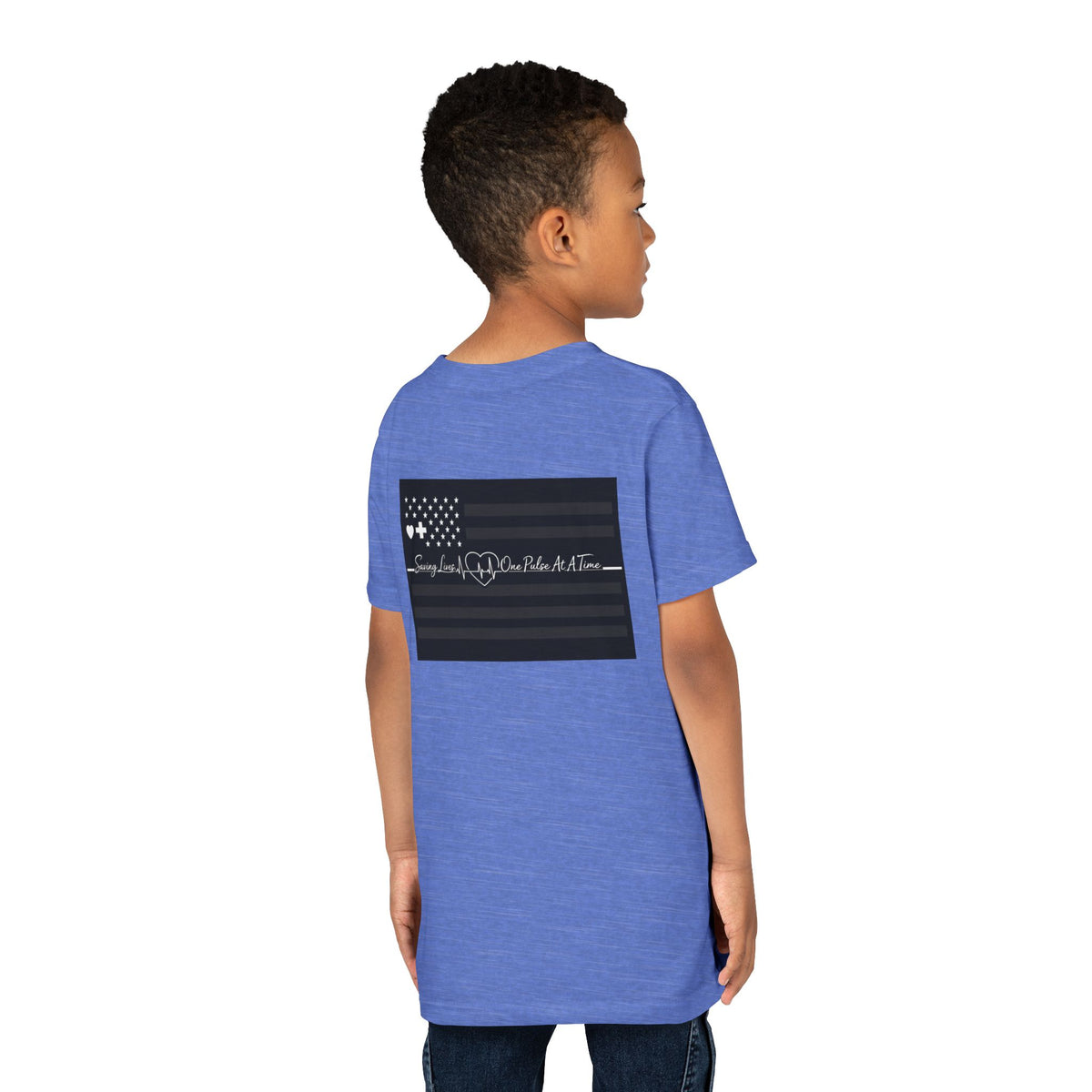 Thin White Line Youth Unisex Short Sleeve Crewneck Tee