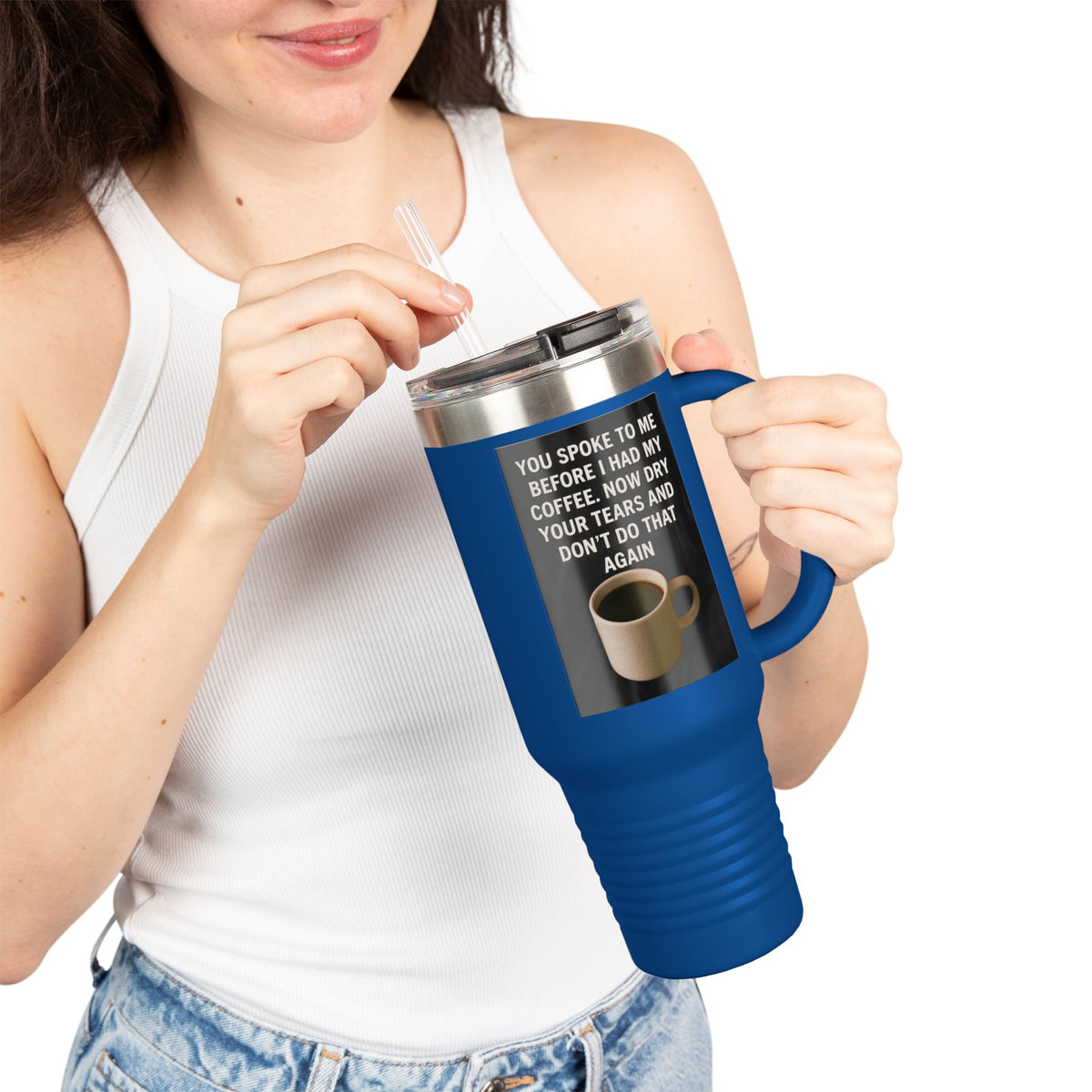 Dry Your Tears Insulated Travel Mug