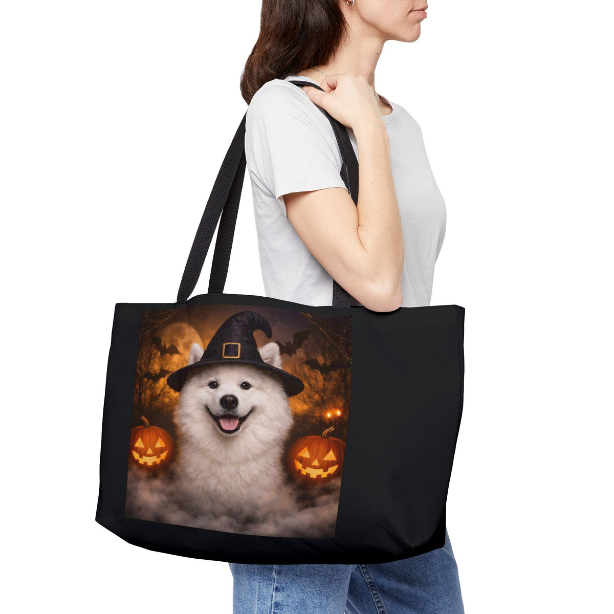 Witch Hat Pack Samoyed Weekender Tote Bag