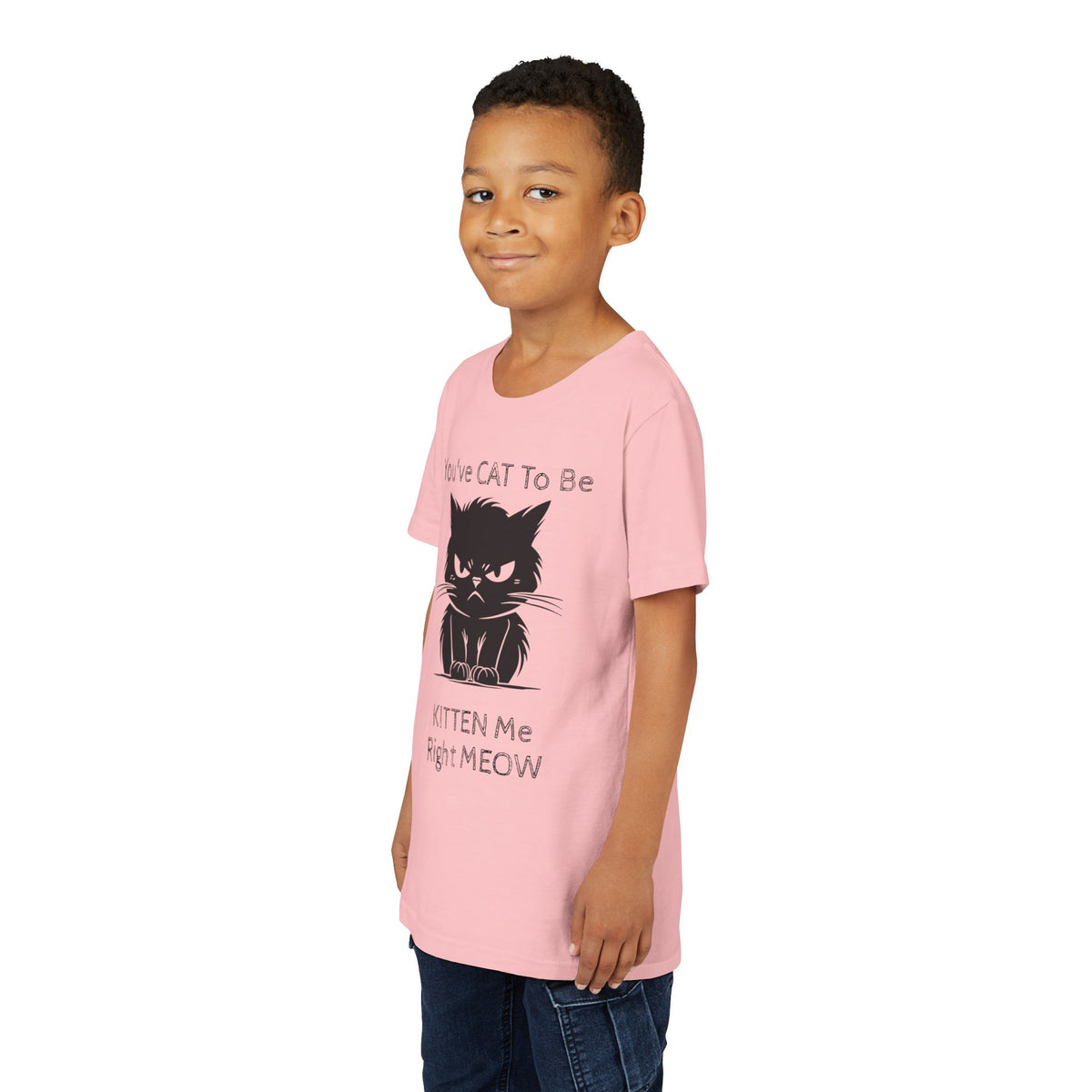 KITTEN Me Youth Unisex Short Sleeve Crewneck Tee