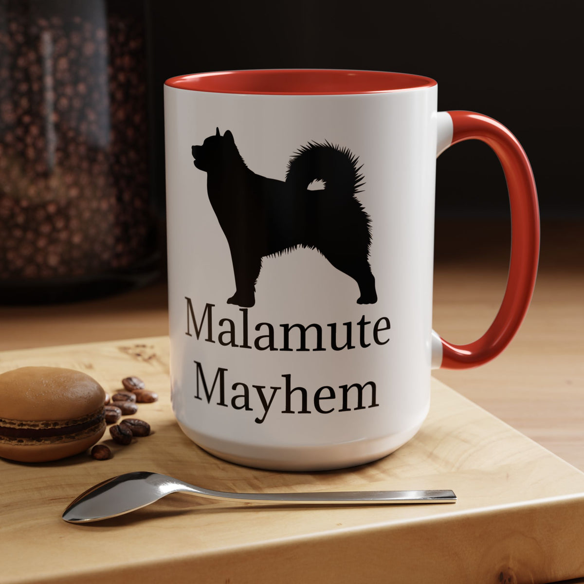 Malamute Mayhem 2-Tone Coffee Mug