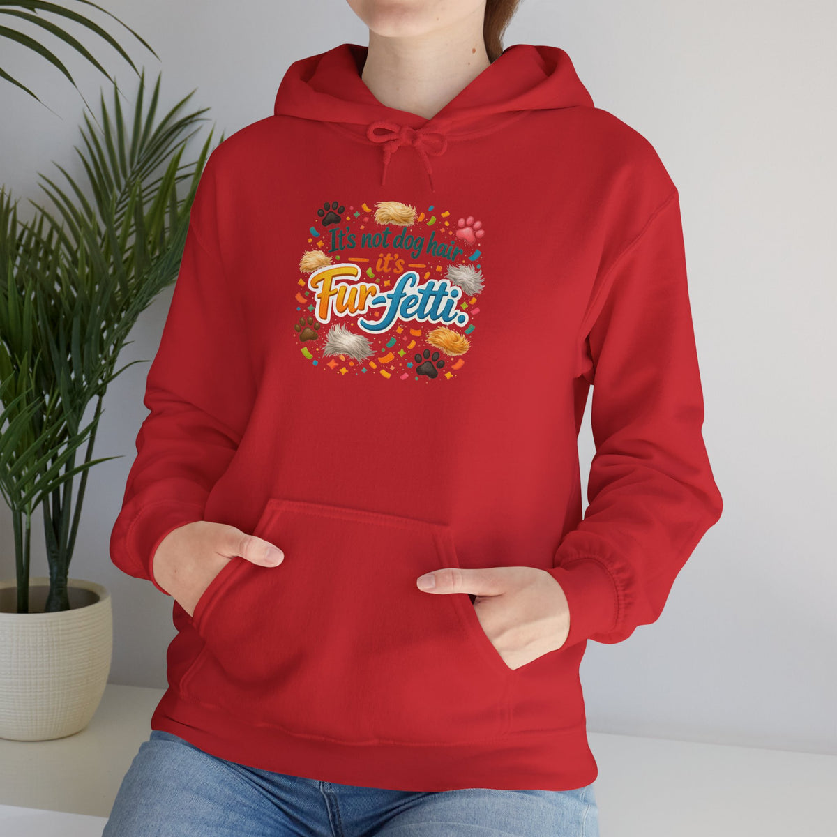 Fur-Fetti Dog Unisex Hoodie